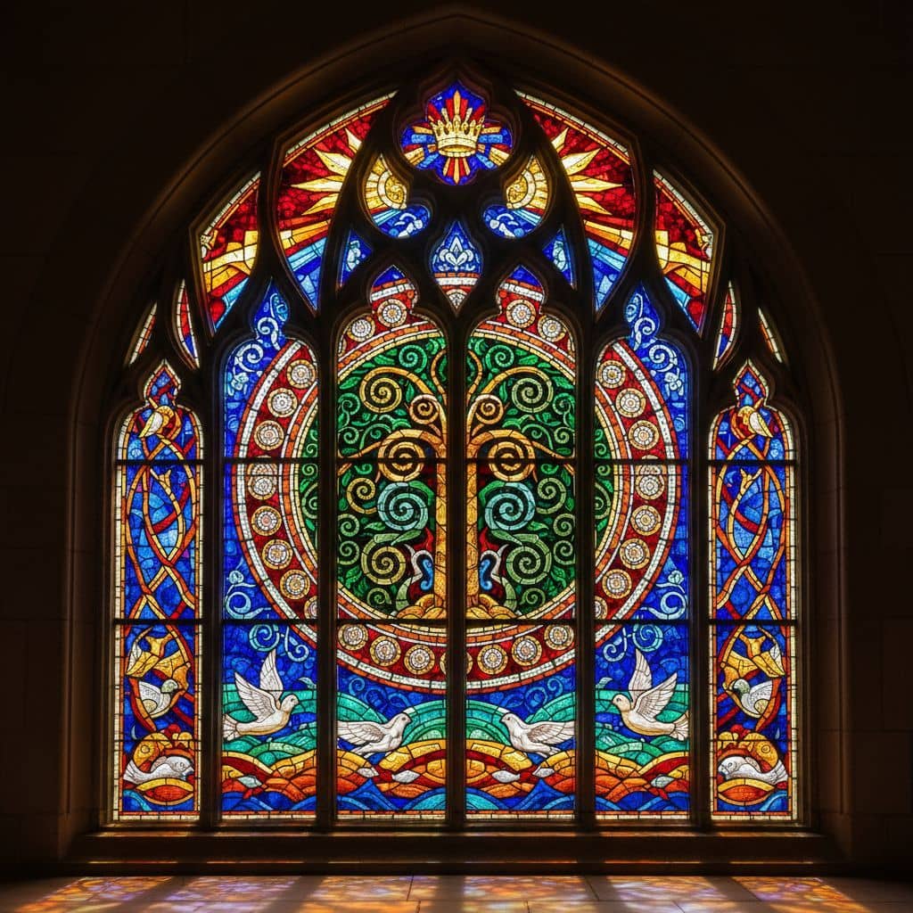 AI Stained Glass Art Generator