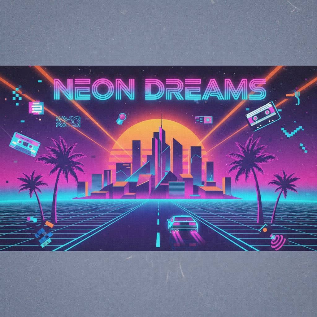 AI Synthwave Art Generator